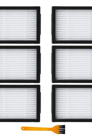 JUNSUNMAY 6 pezzi di ricambio filtro pulito per iRobot Roomba E6 / E7