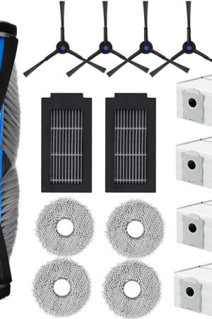 JUNSUNMAY 16 pezzi/set Kit di parti di ricambio per spazzatrice per Ecovacs Deebot T50 Pro / T50 Max / T50 Omni