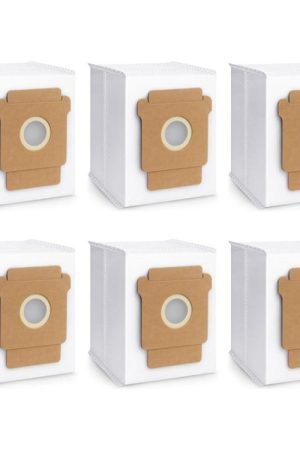 JUNSUNMAY 6 pezzi Sacchetti per la polvere in tessuto non tessuto per robot aspirapolvere iRobot Roomba Plus 405 / 505 Combo