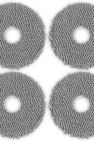 JUNSUNMAY 4 pezzi di panni lavabili per mocio di ricambio per iRobot Roomba Plus 405 / 505 Combo