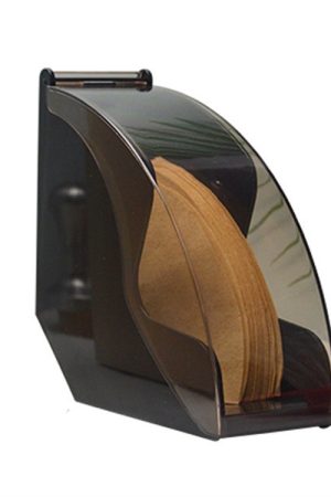 Filtro Supporto di carta Tapered carta da filtro Filtraggio scatola di conservazione della carta rack stand caffè Utensili con copertura antipolvere