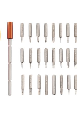 Set di cacciaviti combinati multifunzione con strumento di riparazione per smontaggio del telefono cellulare in acciaio CRV 32 in 1