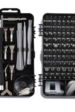Set di cacciaviti multifunzione per riparazione orologio 135 in 1 fai da te per telefono cellulare