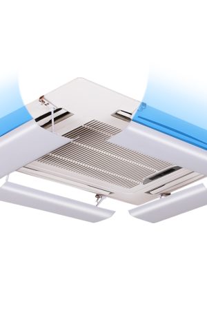 Pannello deflettore del vento per aria condizionata centralizzata in pezzo unico Pannello deflettore del vento anti-soffiaggio diretto per aria condizionata