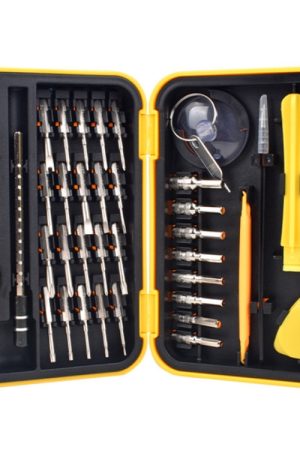 Guarda lo strumento di riparazione per lo smontaggio del telefono cellulare Set di cacciaviti combinati multifunzione 38 in 1 con foro profondo