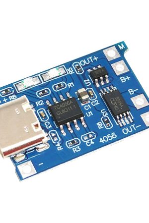 TP4056 USB-C / Type-C Combo Protection Ricarica 1A Modulo scheda di ricarica della batteria al litio