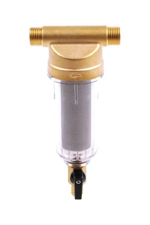 Home Cucina Acqua di rubinetto Controlavaggio Rame Prefiltro Filtro purificatore d'acqua per tutta la casa