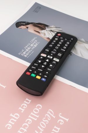 Custodia protettiva in silicone remoto Y14 con cordino per LG AKB75095307/74915305/75375604