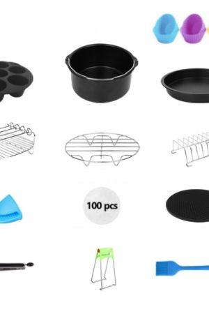 13 pezzi / set Accessori per bicarbonato di friggitrice d'aria 8 pollici