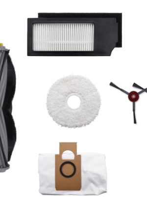Set spazzola principale + filtro + mocio + sacchetto antipolvere + spazzola laterale per ECOVACS X1