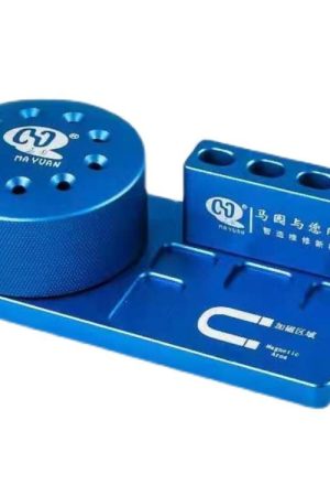 MaYuan Scaffale per Cacciavite Scatola di Immagazzinaggio per Cacciavite in Metallo con Base Rotante