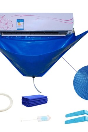 Coperchio per la pulizia del condizionatore d'aria Borsa per la pulizia dell'aria condizionata divisa portatile