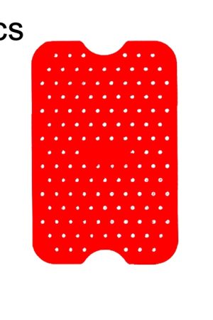 Per friggitrici ad aria NINJA DZ201 DZ401 2 pezzi fodera rettangolare in silicone