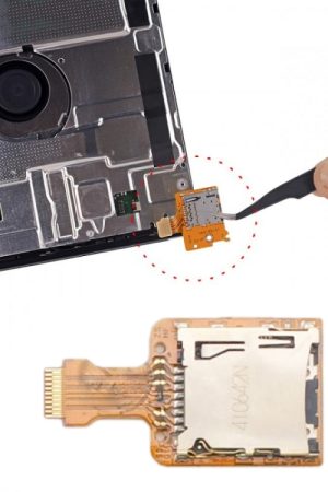 Per slot per schede TF XL per Nintendo 3DS con cavo flessibile