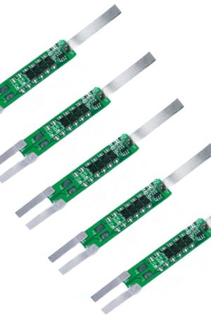 5pcs 7.4V Plus Nickel Long Strip Scheda di protezione della batteria al litio 6A Scheda di protezione della batteria da sovracorrente