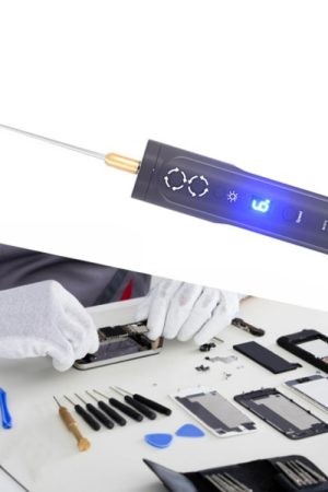 BAKU BK-R12 Strumento per la rimozione della colla elettrica per la riparazione del telefono OCA con luce