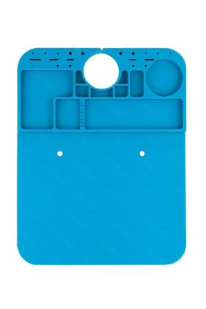 Tappetino da lavoro isolante in silicone per microscopio per riparazione di telefoni cellulari