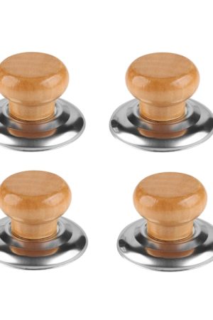 4 pezzi Tappo per uso domestico Maniglia per il trasporto Cucina Bottoni per pentole a foro singolo Perline superiori Accessori per coperchi per pentole