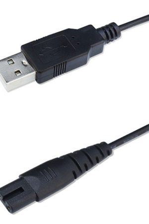 1,25 m per dispositivo di ricarica per rasoio/acqua USB TTo cavo di ricarica a 8 cifre