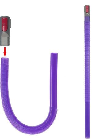 Kit di pulizia per sfiato dell'aspirapolvere senza fili, attacco tubo flessibile