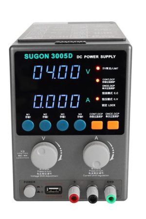 SUGON 3005D 4 Misuratore di potenza con display digitale Alimentatore regolato ad alta potenza