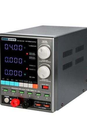 SUGON 3010PM 150W 30V 10A 4 Misuratore di potenza per riparazione di telefoni cellulari con display digitale