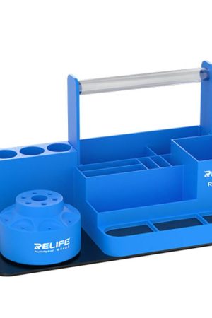 RELIFE RL-001H Organizer rotante per cellulare Strumento di riparazione Parti Cacciavite Rack di stoccaggio