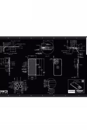 Tappetino isolante termico per banco da lavoro per riparazione computer e telefoni cellulari, tappetino in silicone inodore resistente alle alte temperature