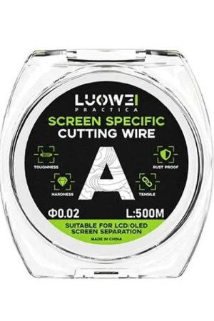 LUOWEI 500M Filo di acciaio per separazione dello schermo del telefono cellulare Filo di taglio