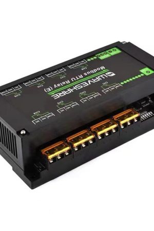Waveshare Modbus RTU Protocol Rail-Mounted Case 8-Way RS485 30A High-Current Relay Module