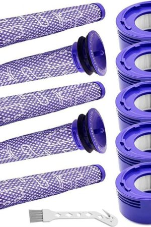 Kit filtro di ricambio 11 in 1 per aspirapolvere Dyson V7/V8, accessori lavabili HEPA