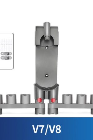 Vacuum Cleaner Wall Mount Storage Rack Accessory Holder Holds Up to 10 Attachments