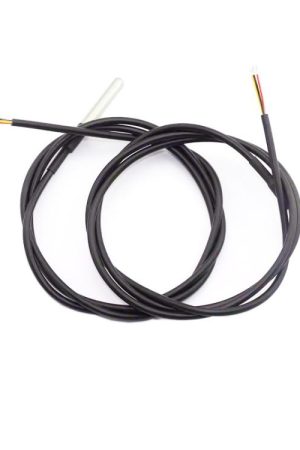 2 pz/confezione DS18B20 Sonda sensore di temperatura impermeabile in acciaio inossidabile incapsulata Cavo da 1 m