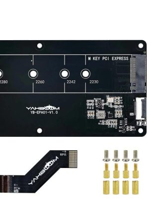 Yahboom PCIe To M.2 Adapter Expansion Board For Raspberry Pi 5 NVMe Expansion Board