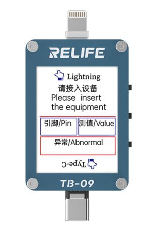 Type-C / 8 Pin Tail Plug Tester Automatically Locks Fault Points