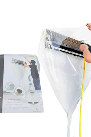 360-degree Full-Coverage AC Cleaning Cover Transparent Air Conditioner Cleaning Kit