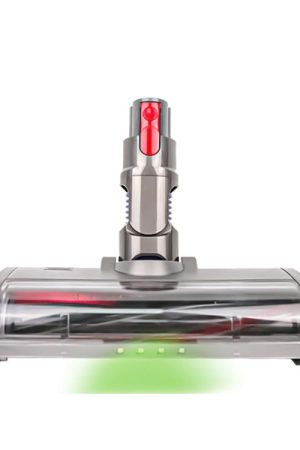 Per Dyson V7/V8/V10/V11/G5, testina in fibra di carbonio con luce verde, accessorio per pavimenti