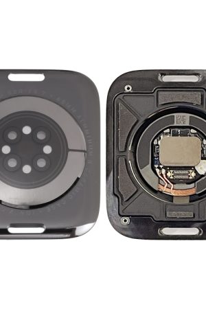 Per Apple Watch Series 7 45MM Versione GPS Cover posteriore in vetro con bobina di ricarica wireless