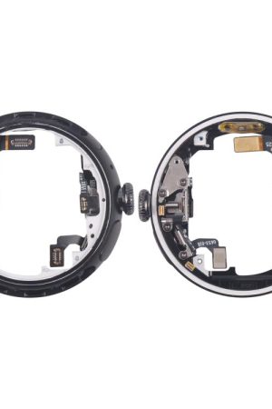 Per Google Pixel Watch 2 2023 G4TSL GC3G8 GD2WG, piastra della lunetta centrale con cavo flessibile dell'asse di rotazione della corona