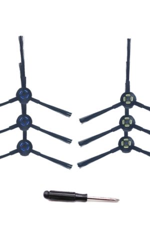 XI270 3 paia di spazzole laterali I258 + cacciavite nero G601 per ILIFE V8S / A9 / A7 / X750 / X800 / X787 / X785