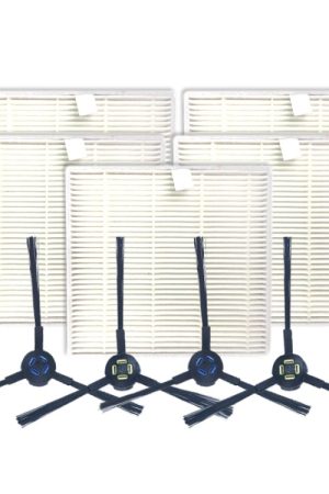 XI283 2 paia di spazzole laterali I258 + 5 filtri I206 PCS per ILIFE V8S