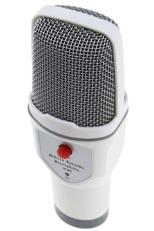 Microfono a condensatore per registrazione karaoke per telefono cellulare SF-690, microfono a condensatore per chat dal vivo professionale per karaoke