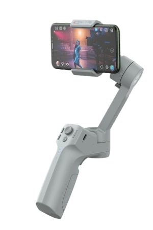 Stabilizzatore cardanico portatile pieghevole MOZA Mini MX a 3 assi per action camera e smartphone, Mini MX