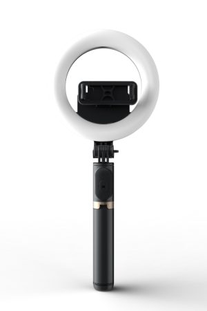 Q07 6 pollici Ring Light Portable Bluetooth Selfie Stick Treppiede