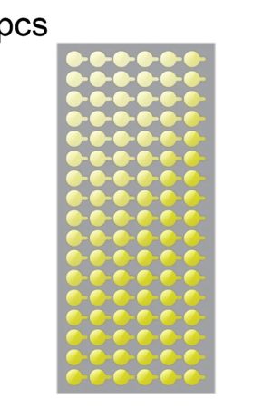 100 pz/set 5 MM Fotocamera Face ID Dot Matrix Adesivo di Protezione, 5mm