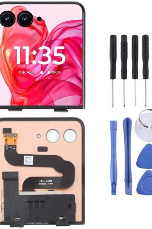 Schermo secondario LCD originale con digitalizzatore assemblaggio completo, For Motorola Razr 50 Ultra, For Motorola Razr 40 Ultra