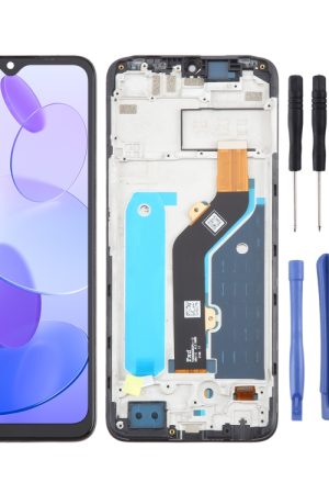 Digitalizzatore schermo LCD completo con telaio, For Infinix Smart 6 Plus