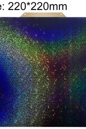 PEI Coating Smooth Starry PET Film Double-Sided 3D Printing Build Plate, 220x220mm, 257x257mm, 300x300mm, 310x310mm, 355x355mm, 377x370mm