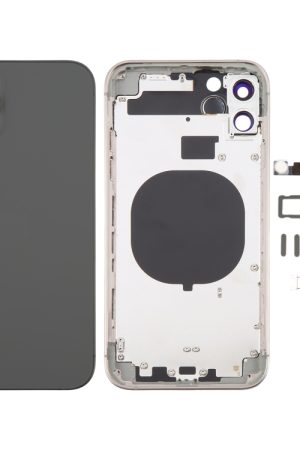 Cover posteriore con aspetto imitazione di iP15 Pro per iPhone 11, For iPhone 11 to iP15 Pro