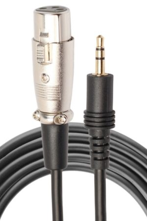 Cavo audio per microfono da 3 m 3,5 mm maschio a XLR femmina